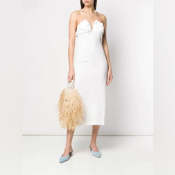 Jacquemus Bambino Halterneck Pleated Dress - Picture 4 of 7